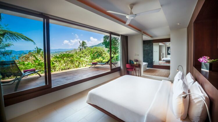 Villa Hin Luxus Ferienhaus Koh Samui Thailand Mit Pool Mieten Schlafen Mit Meerblick