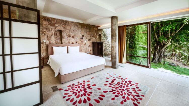 Villa Hin Luxus Ferienhaus Koh Samui Thailand Mit Pool Mieten Schlafzimmer