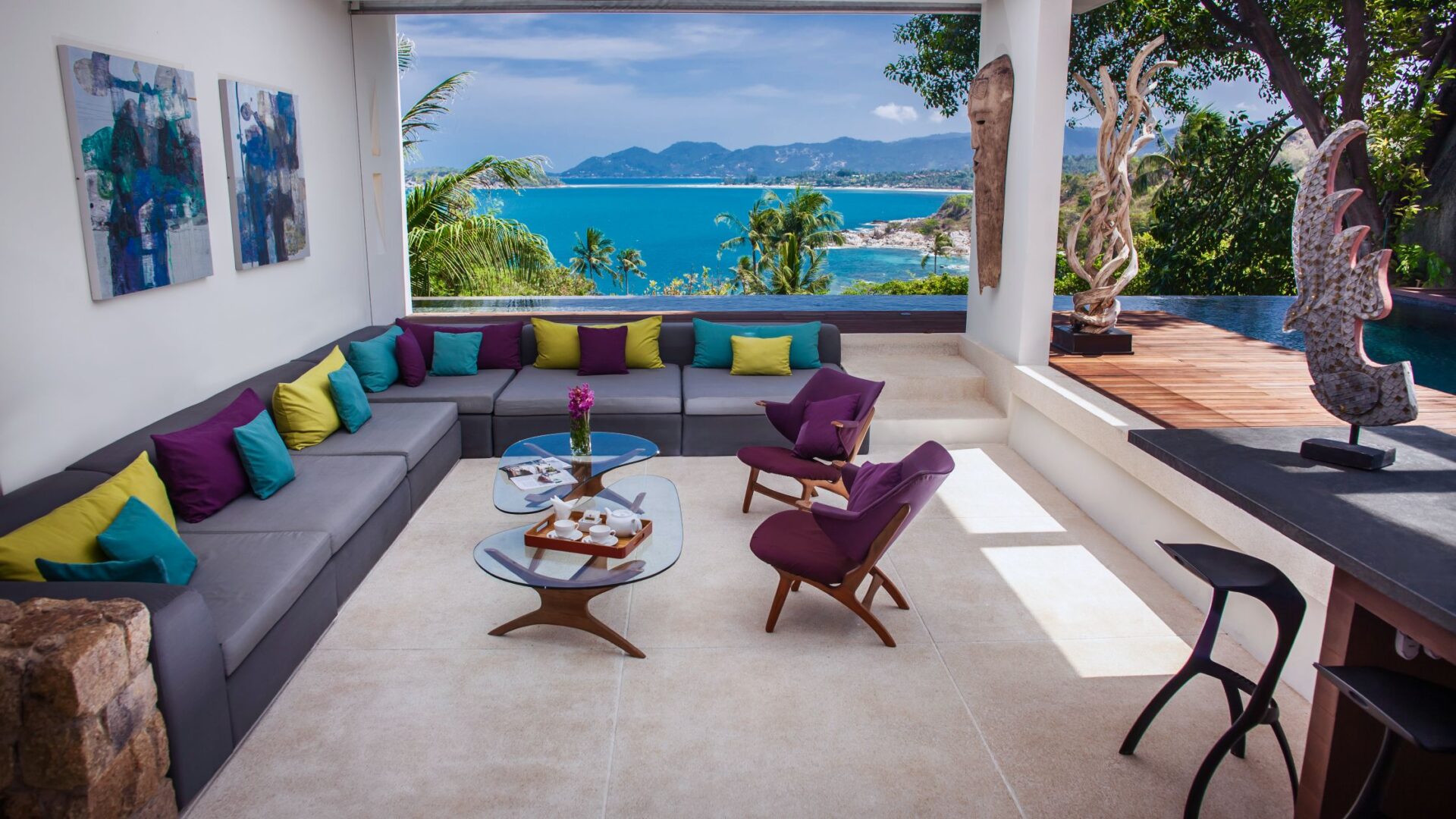 Villa Hin Luxus Ferienhaus Koh Samui Thailand Mit Pool Mieten Wohnen