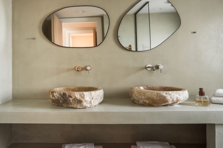 Villa Ionis Luxus Ferienhaus Korfu Mieten Badezimmer