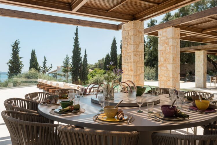 Villa Ionis Luxus Ferienhaus Korfu Mieten Food