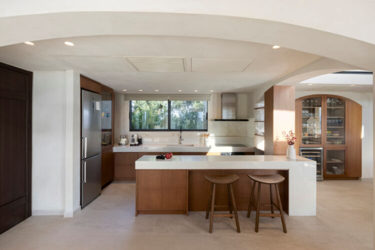 Villa Ionis Luxus Ferienhaus Korfu Mieten Küche