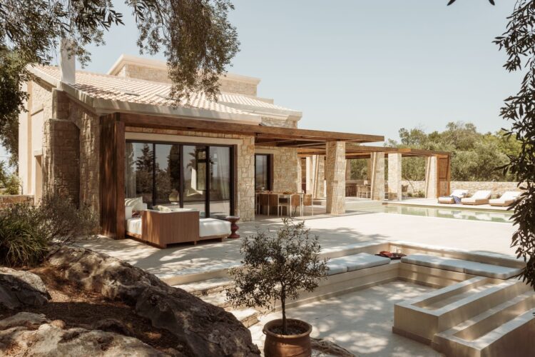 Villa Ionis Luxus Ferienhaus Korfu Mieten Terrace