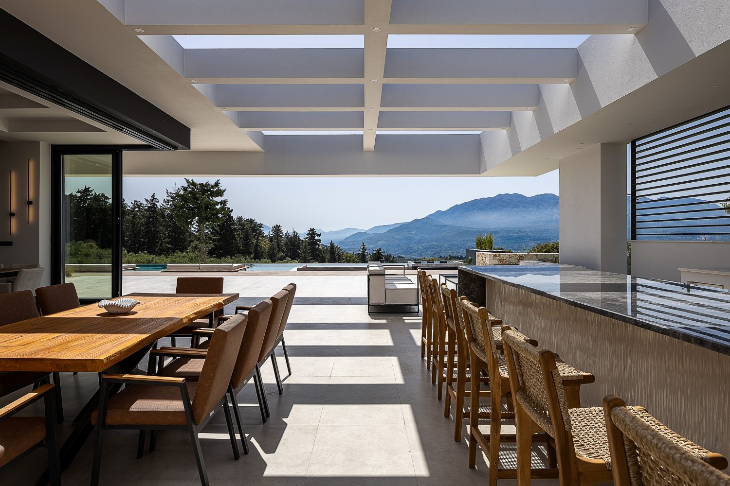 Villa Kaia Luxus Ferienhaus Kreta Mit Pool Mieten Pergola