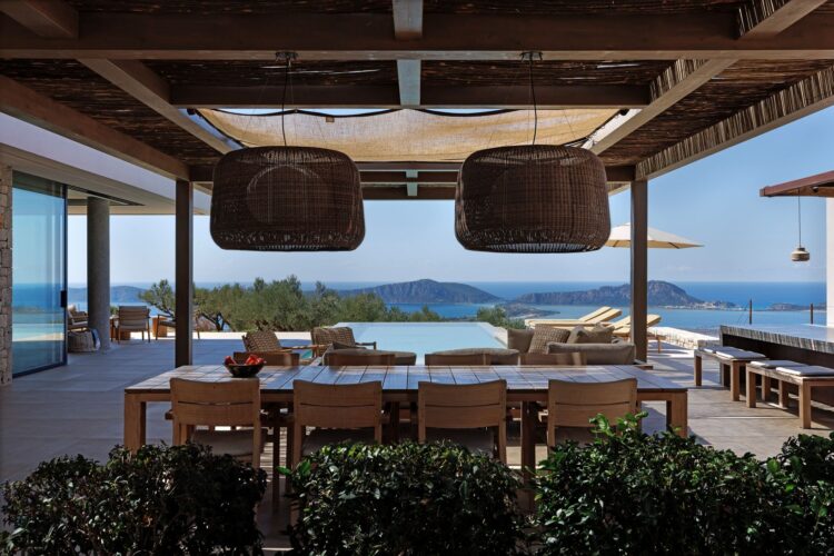 Villa Kalliste Luxus Ferienvilla Peloponnes Griechenland Mieten Essen