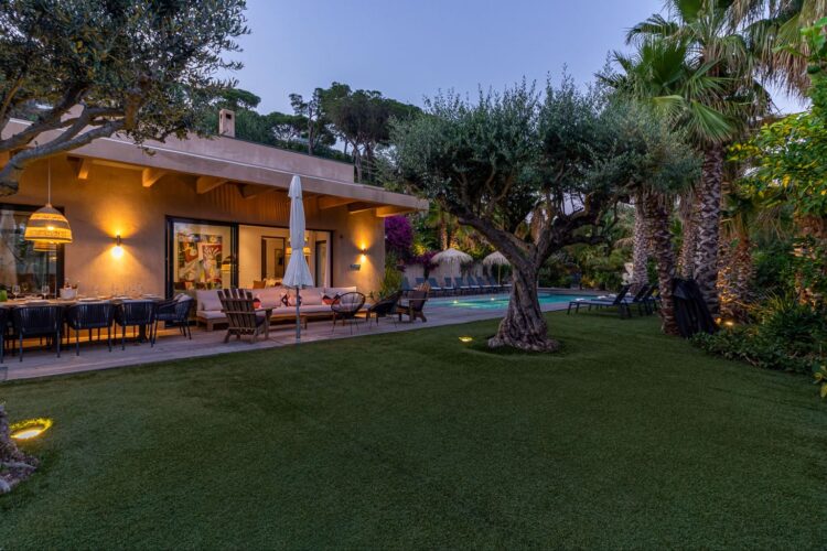 Villa La Boheme Luxus Ferienhaus Cote D Azur Mieten Abendstimmung