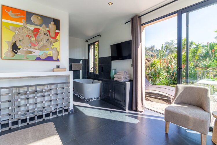 Villa La Boheme Luxus Ferienhaus Cote D Azur Mieten Badewanne