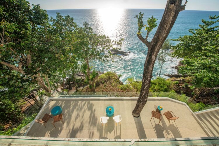 Villa La Prana Luxus Ferienhaus Phuket Thailand Am Meer Mieten Lounge Area
