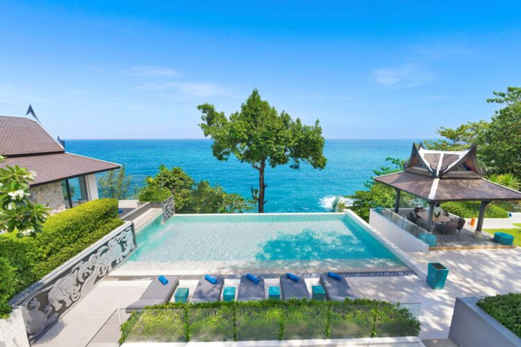 Villa La Prana Luxus Ferienhaus Phuket Thailand Am Meer Mieten Poolbereich