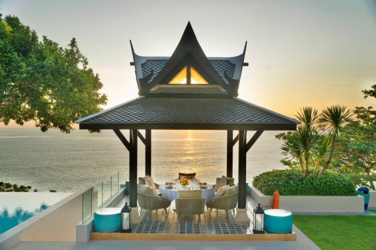 Villa La Prana Luxus Ferienhaus Phuket Thailand Am Meer Mieten Sunset