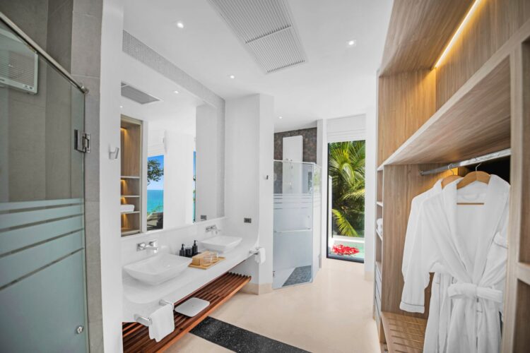 Villa La Prana Luxus Ferienvilla Phuket Thailand Am Meer Mieten Badezimmer