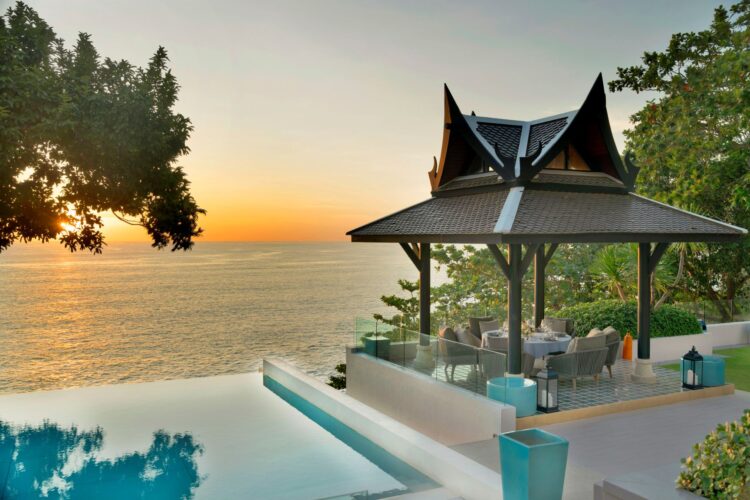Villa La Prana Luxus Ferienvilla Phuket Thailand Am Meer Mieten Sunset
