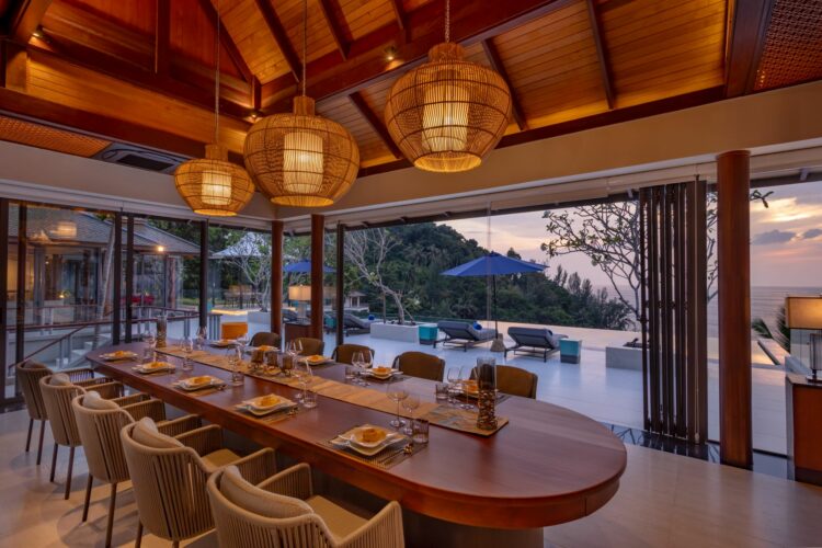 Villa La Thale Luxuriöse Villa Phuket Essbereich