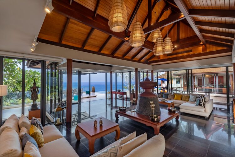 Villa La Thale Luxuriöse Villa Phuket Offener Wohnbereich