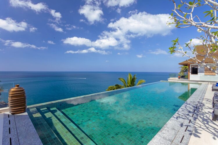 Villa La Thale Luxuriöses Ferienhaus Phuket Infinity Pool Mit Meerblick