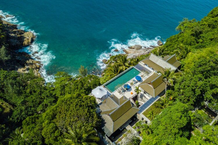 Villa La Thale Luxus Ferienhaus Phuket Blick Von Oben