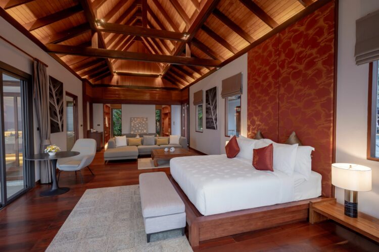 Villa La Thale Luxus Ferienhaus Phuket Schlafzimmer 1