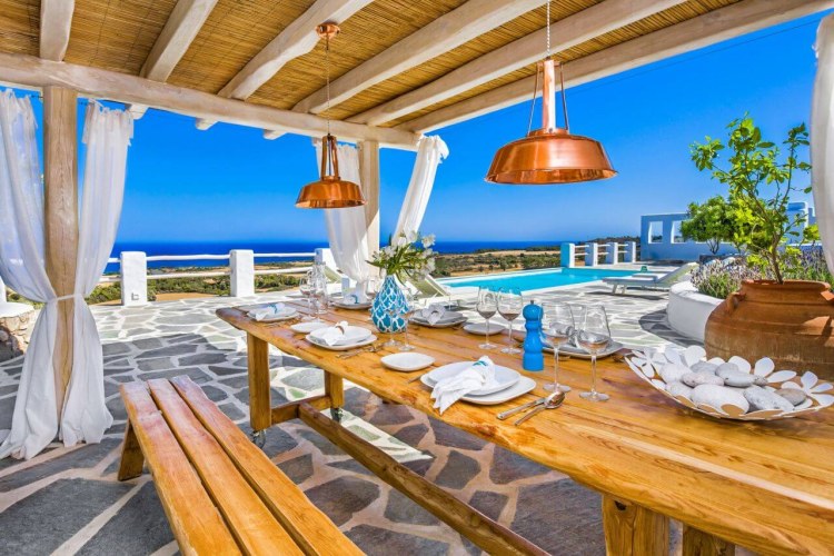 Villa Elafina Ferienhaus Griechenland mieten Mykonos Santorin Kreta