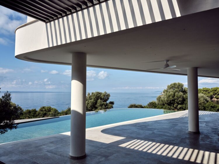 Villa Lagomadra Luxus Ferienvilla Chalikidiki Mieten Architektur