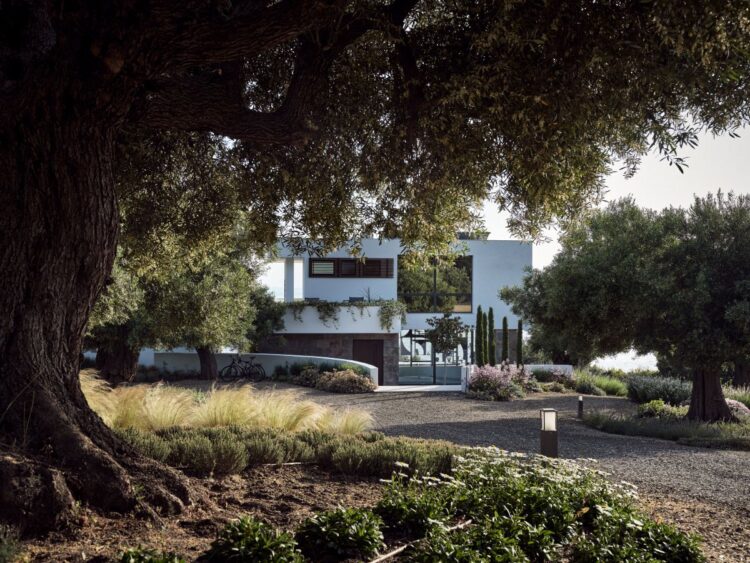 Villa Lagomadra Luxus Ferienvilla Chalikidiki Mieten Außen