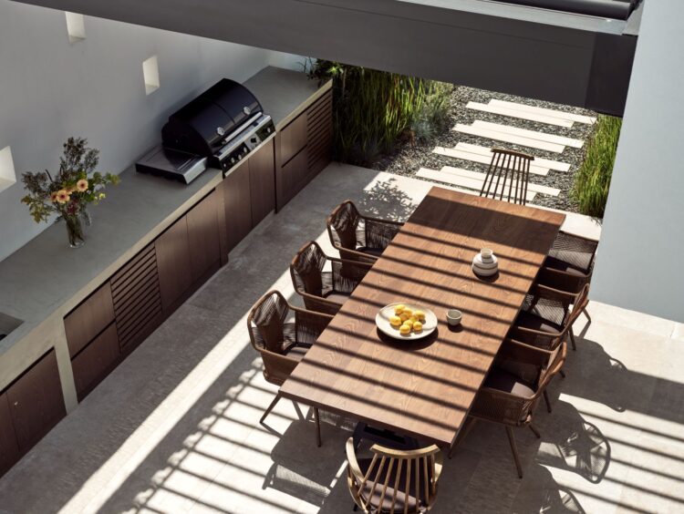 Villa Lagomadra Luxus Ferienvilla Chalikidiki Mieten Außenküche