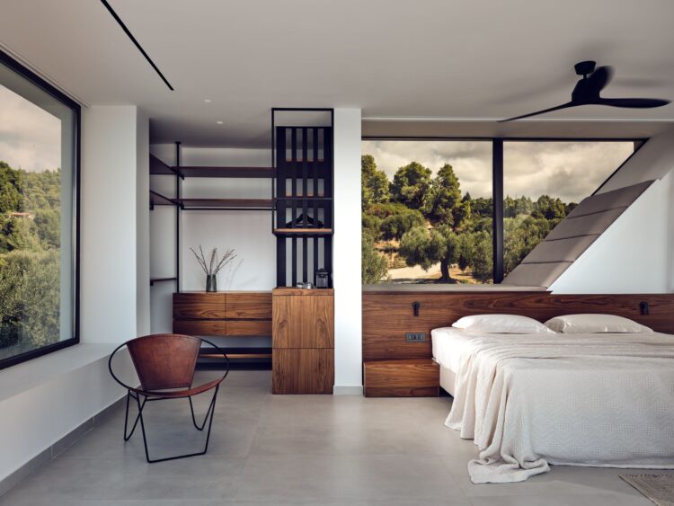 Villa Lagomadra Luxus Ferienvilla Chalikidiki Mieten Master Suite