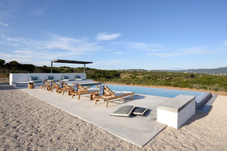 Villa Lambes Beach Luxus Ferienhaus Peloponnes Mieten Poolterrasse