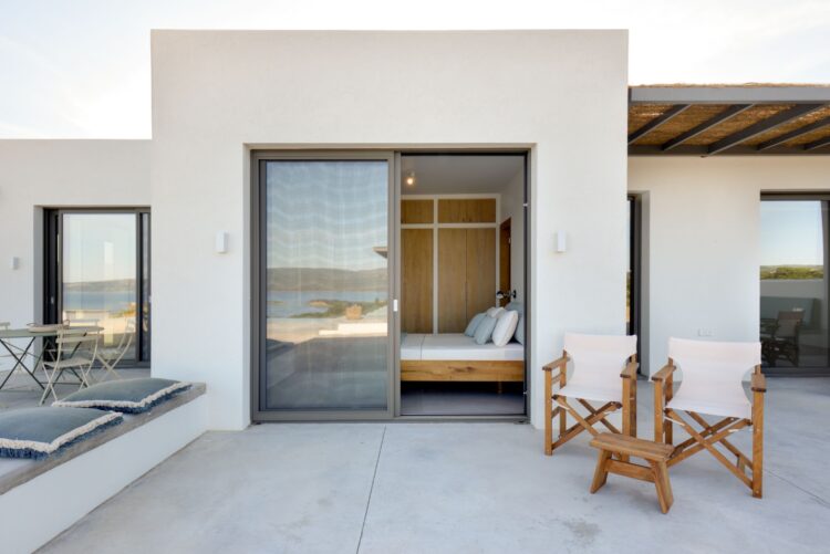 Villa Lambes Beach Luxus Ferienhaus Peloponnes Mieten Schlaf