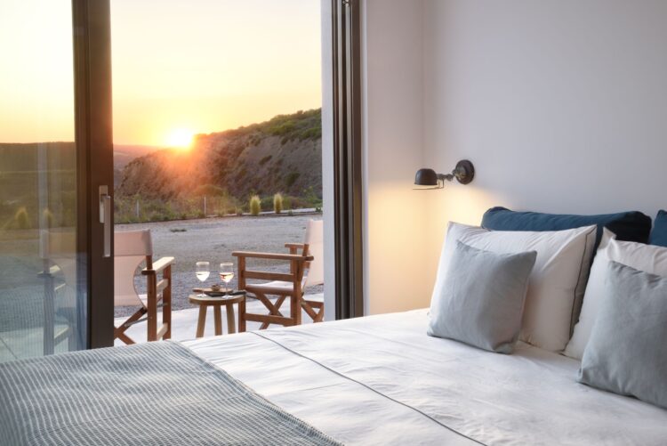Villa Lambes Beach Luxus Ferienhaus Peloponnes Mieten Schlafen