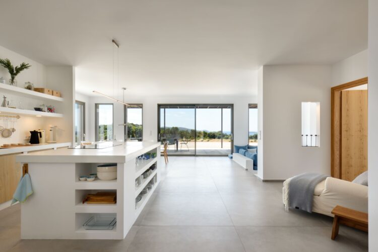 Villa Lambes Beach Luxus Ferienhaus Peloponnes Mieten Wohnen