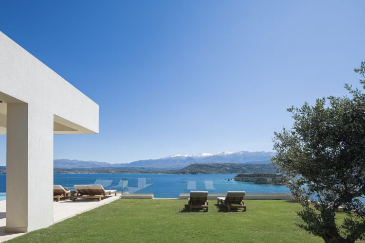Villa Layla Luxus Ferienhaus Kreta Mit Pool Mieten Garten