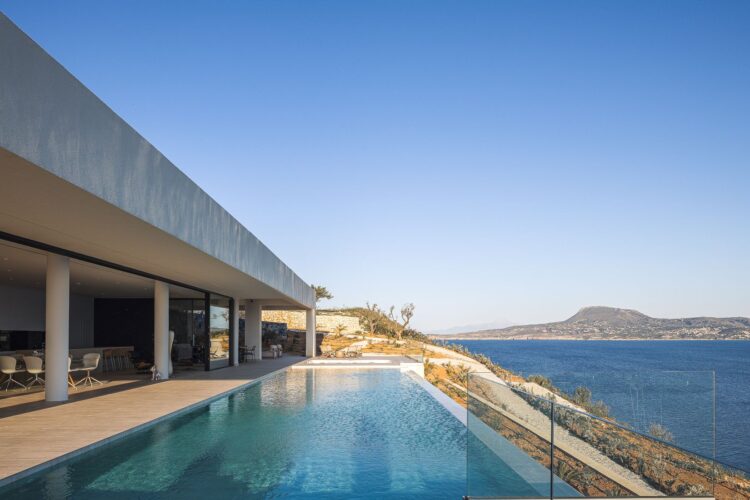 Villa Layla Luxus Ferienhaus Kreta Mit Pool Mieten Poolbereich