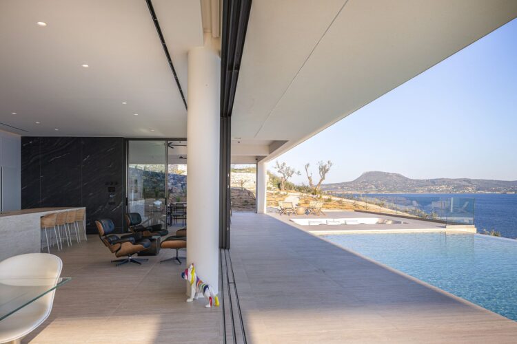 Villa Layla Luxus Ferienhaus Kreta Mit Pool Mieten Wohnbereich