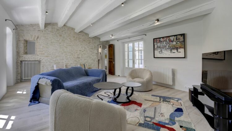 Villa Le Mourre Familien Ferienhaus Provence Mieten Tv Lounge