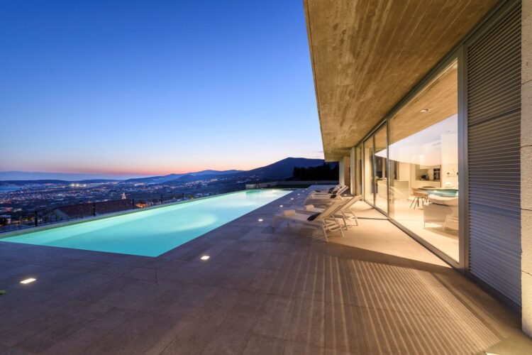 Villa Liliana Luxus Ferienhaus Dalmatien Kroatien Mieten Nachts