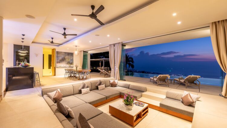 Villa Lime Zest Luxus Ferienhaus Koh Samui Mieten Couch