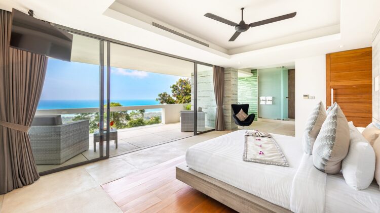 Villa Lime Zest Luxus Ferienhaus Koh Samui Mieten Doppelschlafzimmer
