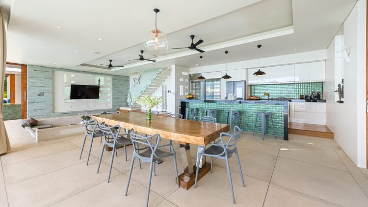 Villa Lime Zest Luxus Ferienhaus Koh Samui Mieten Esstisch