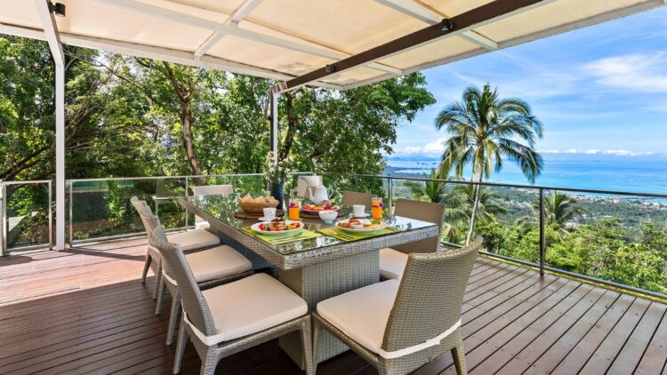 Villa Lime Zest Luxus Ferienhaus Koh Samui Mieten Frühstück