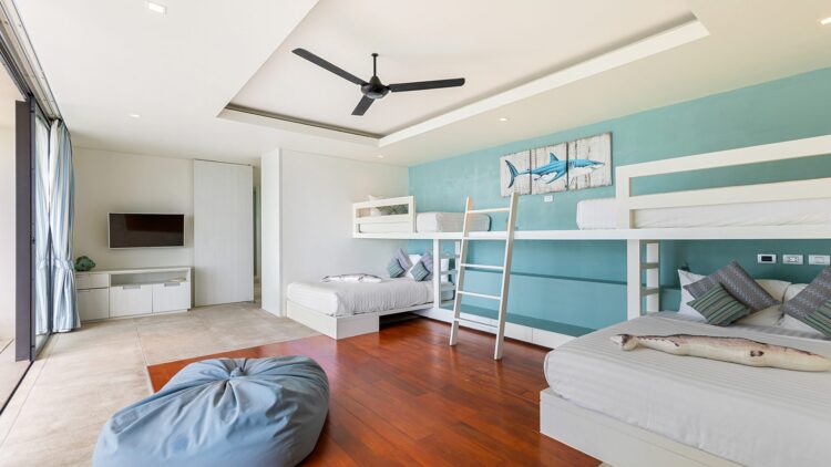 Villa Lime Zest Luxus Ferienhaus Koh Samui Mieten Kinderzimmer