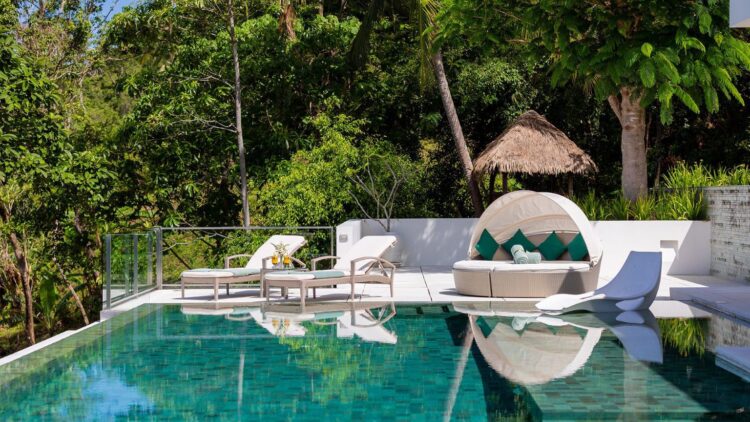 Villa Lime Zest Luxus Villa Koh Samui Mieten Poolbereich