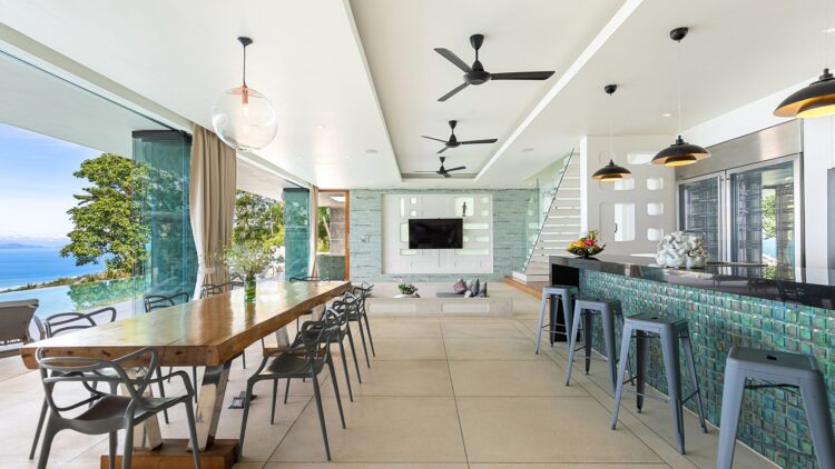 Villa Lime Zest Luxus Villa Koh Samui Mieten Wohnbereich