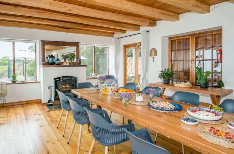 Villa Longbeach Luxus Ferienhaus Bei Kapstadt Mieten Esstisch