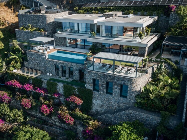 Villa Madeira Luxus Ferienhaus Madeira Portugal Mieten Außenansicht