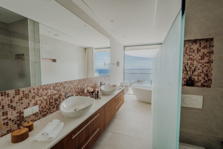 Villa Madeira Luxus Ferienhaus Madeira Portugal Mieten Bad