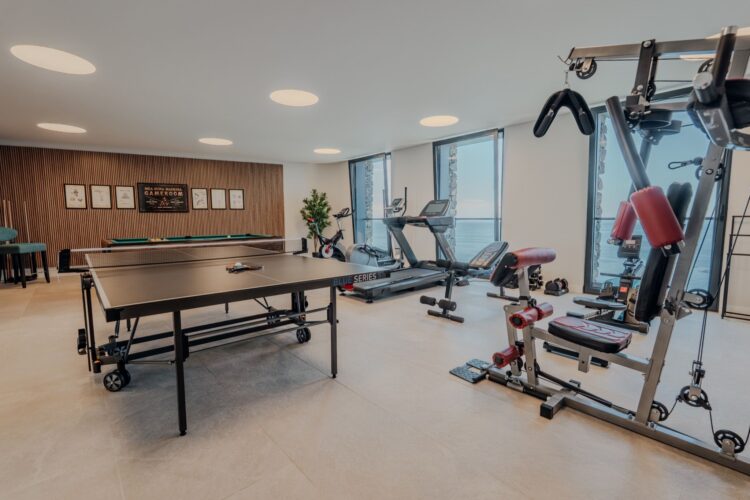 Villa Madeira Luxus Ferienhaus Madeira Portugal Mieten Gym