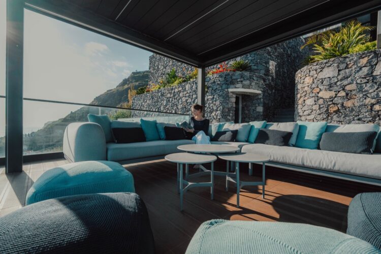 Villa Madeira Luxus Ferienhaus Madeira Portugal Mieten Lounge Area