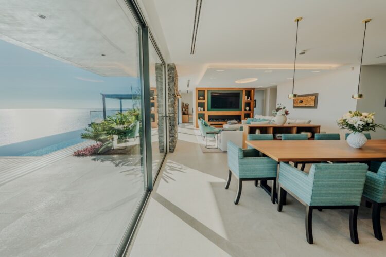 Villa Madeira Luxus Ferienhaus Madeira Portugal Mieten Wohnbereich