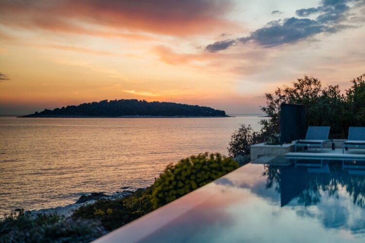 Villa Magnolia Luxus Ferienhaus Kroatien Mieten Sundowner