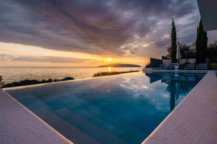 Villa Magnolia Luxus Ferienhaus Kroatien Mieten Sunset